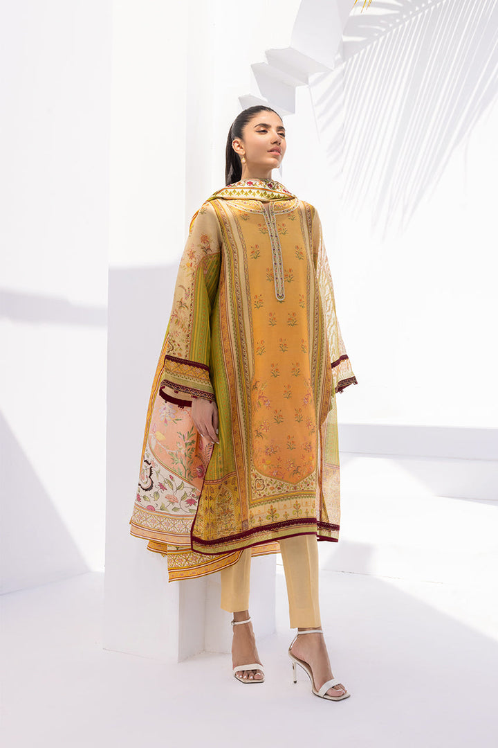 Kurta & Dupatta-Cotton Net