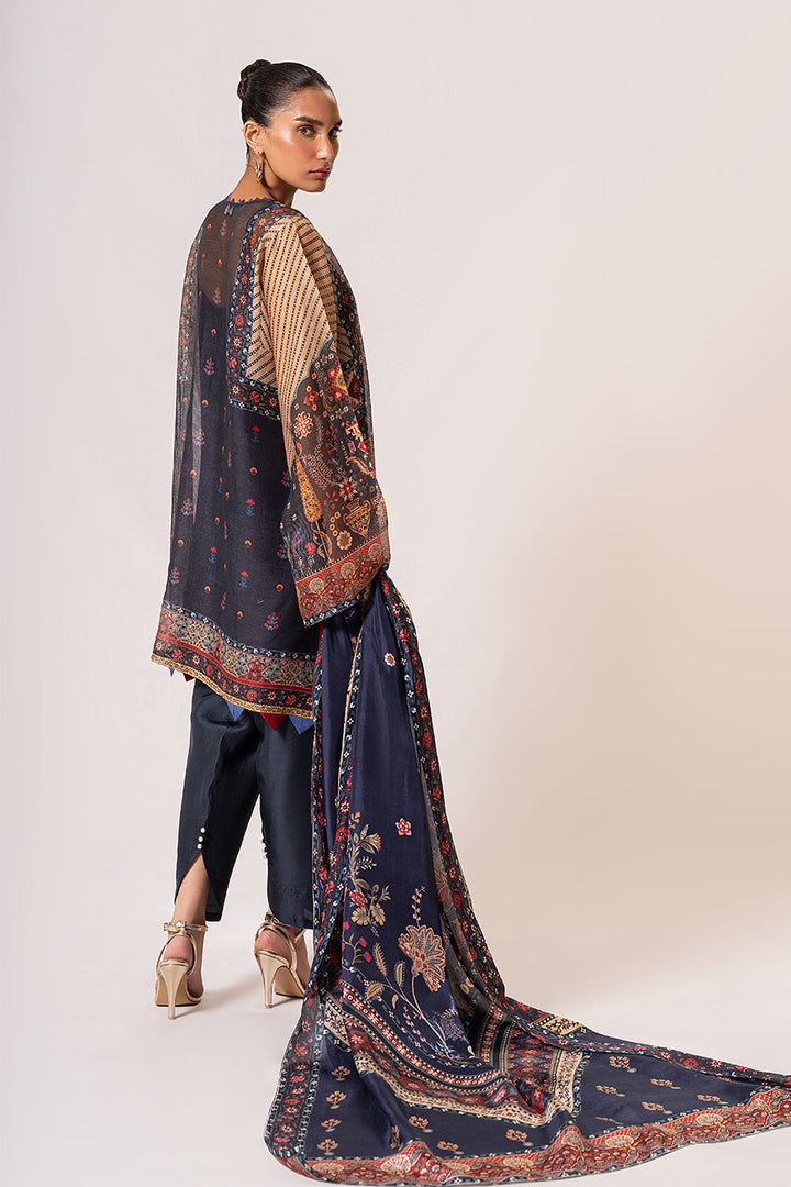 hemayal-Casual Pret-Shirt & Dupatta-Cotton Net / Silk-Clothing