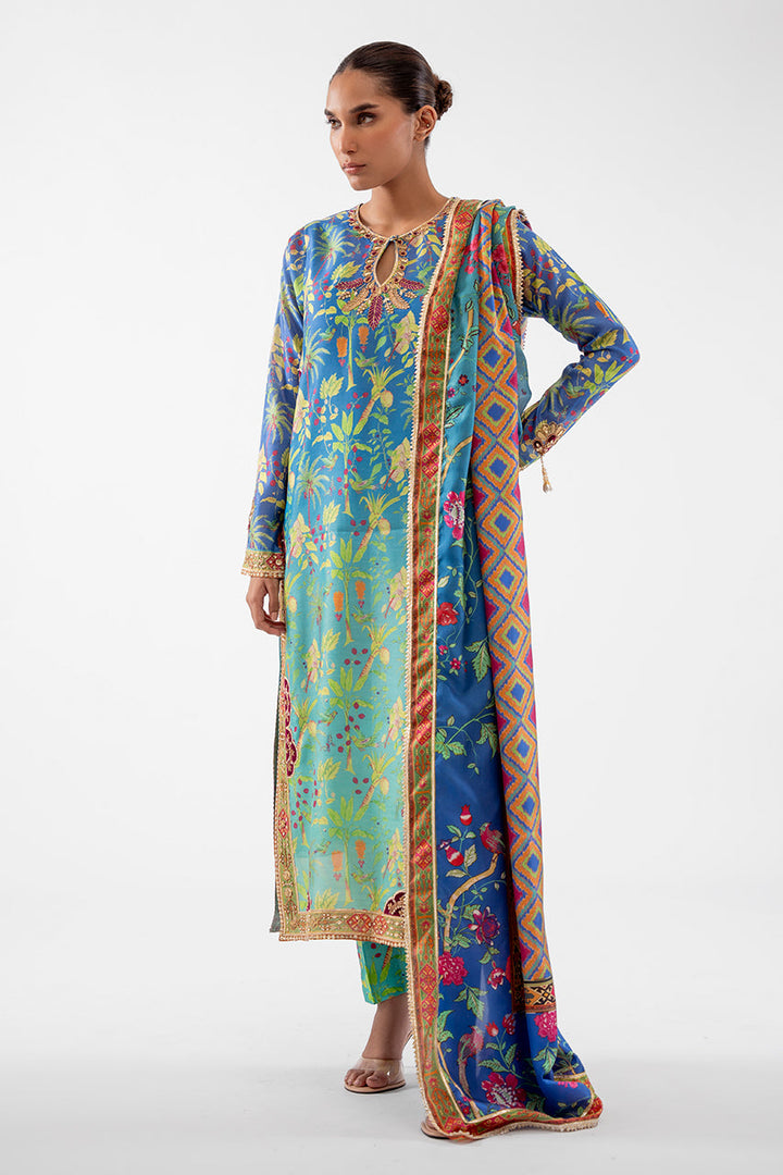 aylin-b-Luxe Pret-Full Set-Medium Silk / Khaddi Silk-Clothing