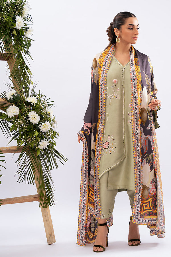 Dilara - Pure Raw Silk Shalwar