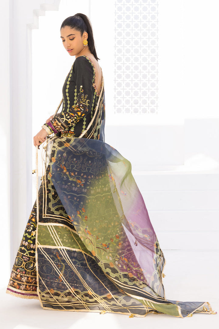 Peshwas & Dupatta-Raw Silk