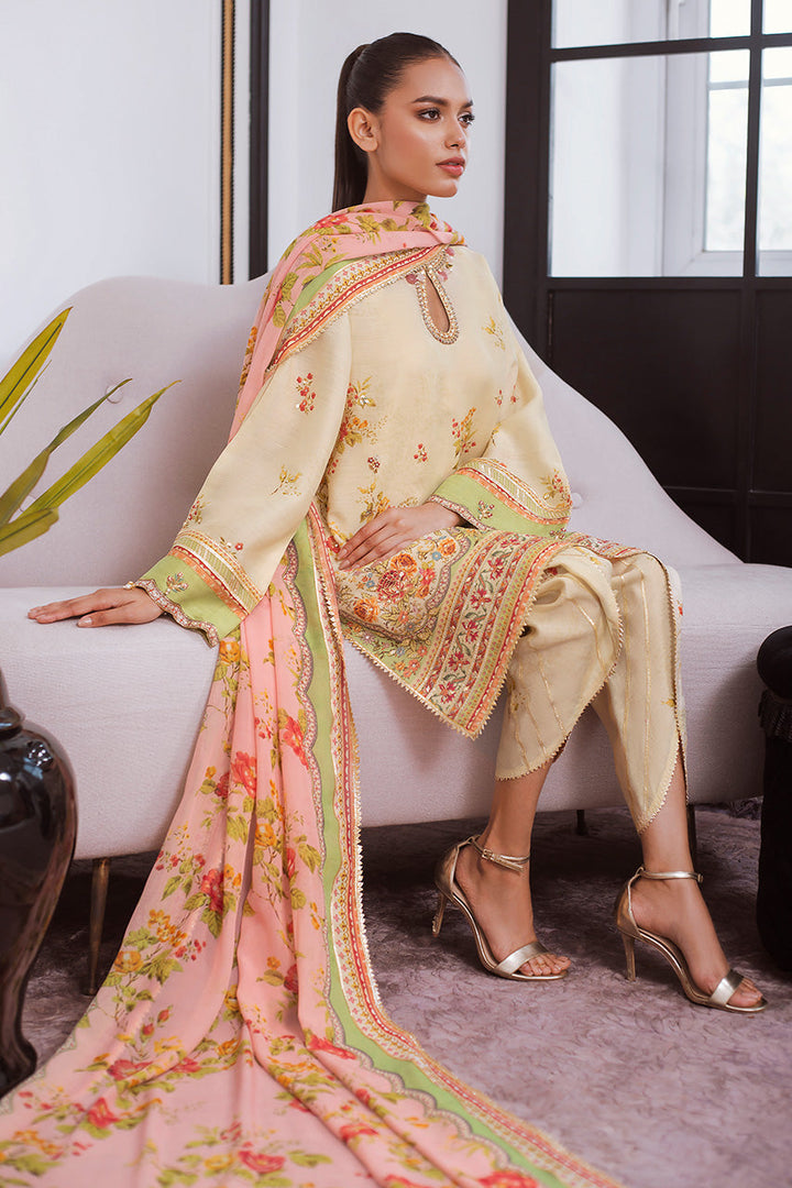 Kurta & Dupatta-Khaddi Silk