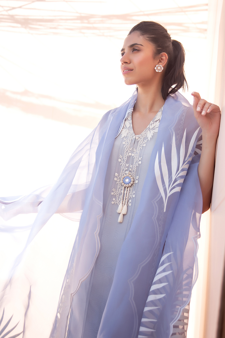 Shirt & Dupatta-Organza