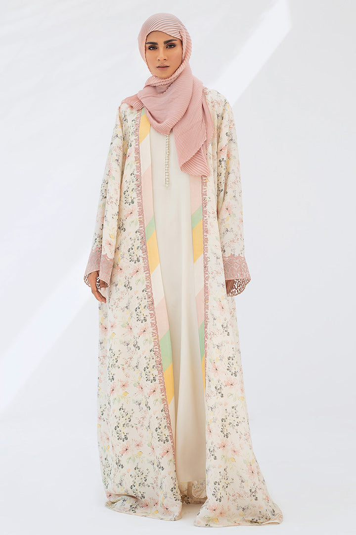 Abaya & Scarf-Raw Silk