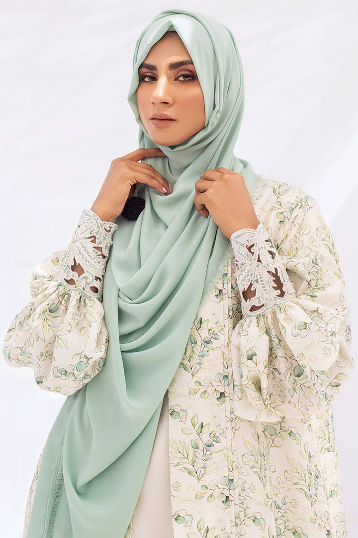 Abaya & Scarf-Raw Silk