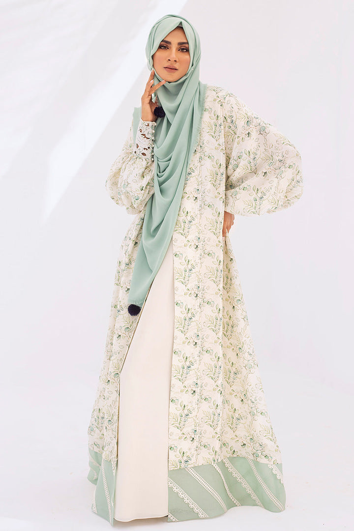 Abaya & Scarf-Raw Silk