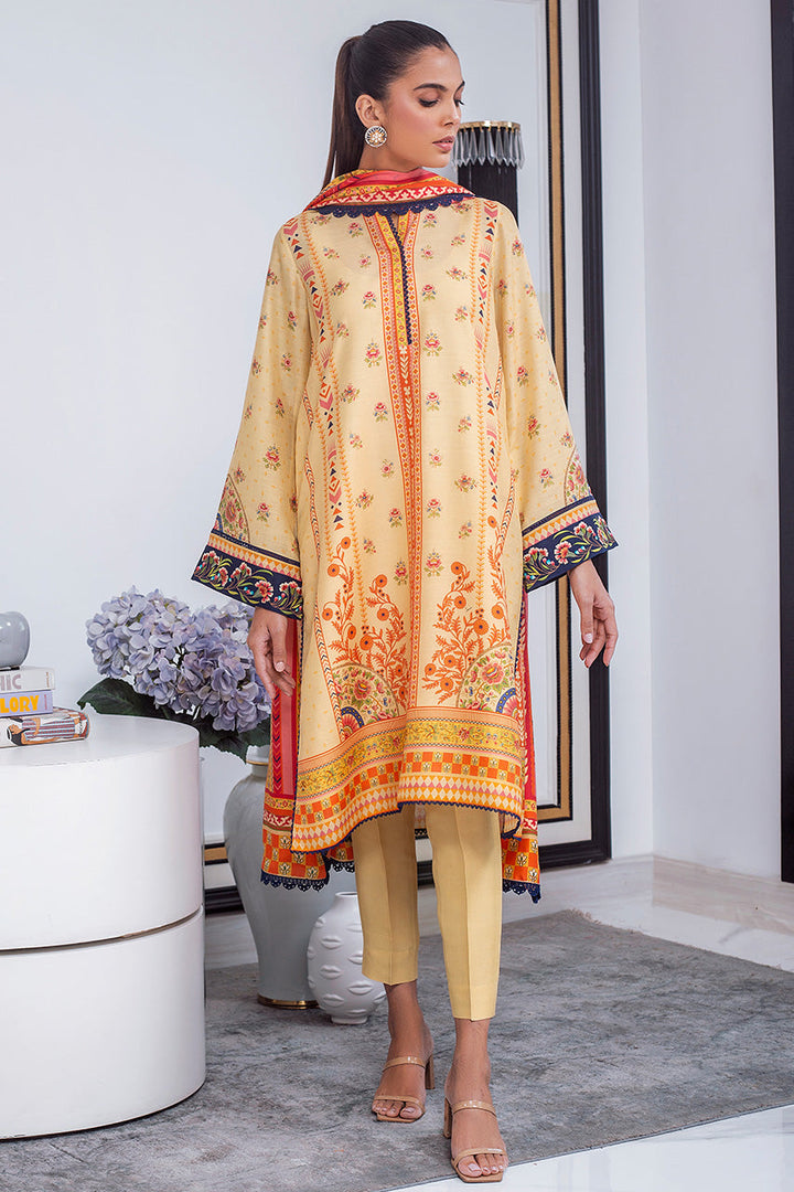 Shirt & Dupatta-Khaddi Silk