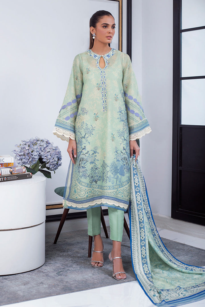 Kurta & Dupatta-Cotton Net