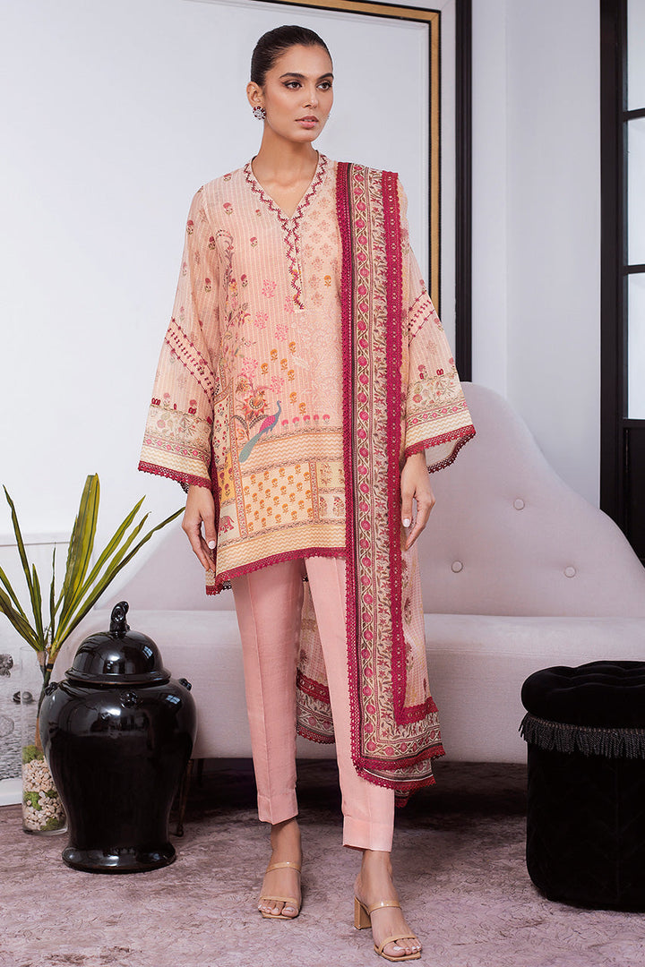 Kurta & Dupatta-Cotton Net