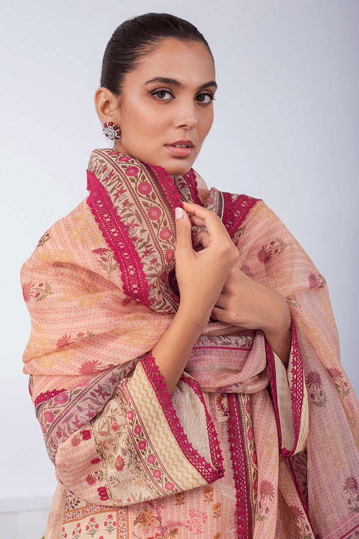 Kurta & Dupatta-Cotton Net