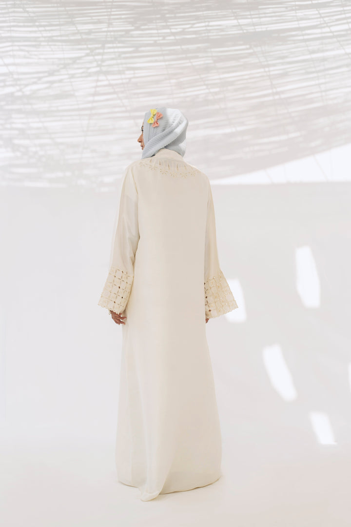 Abaya & Scarf-Raw Silk