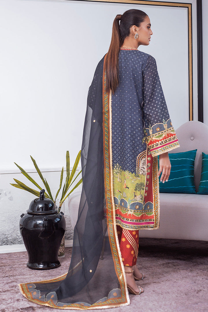 Kurta & Dupatta-Khaddi Silk