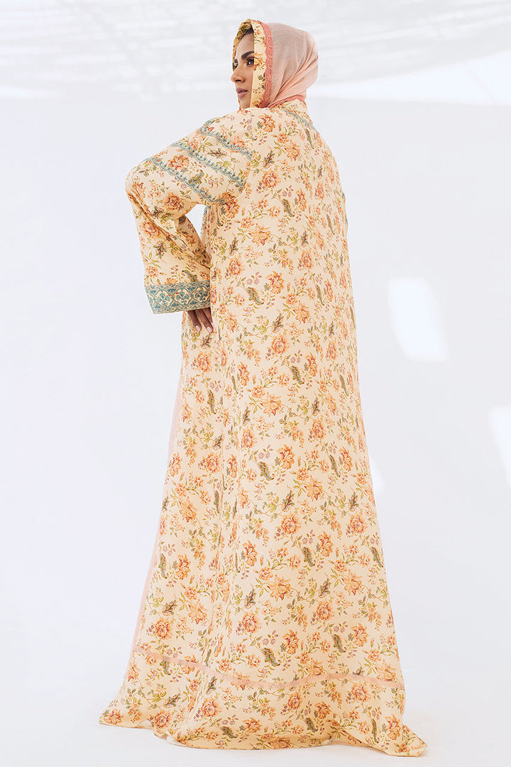 Abaya & Scarf-Raw Silk