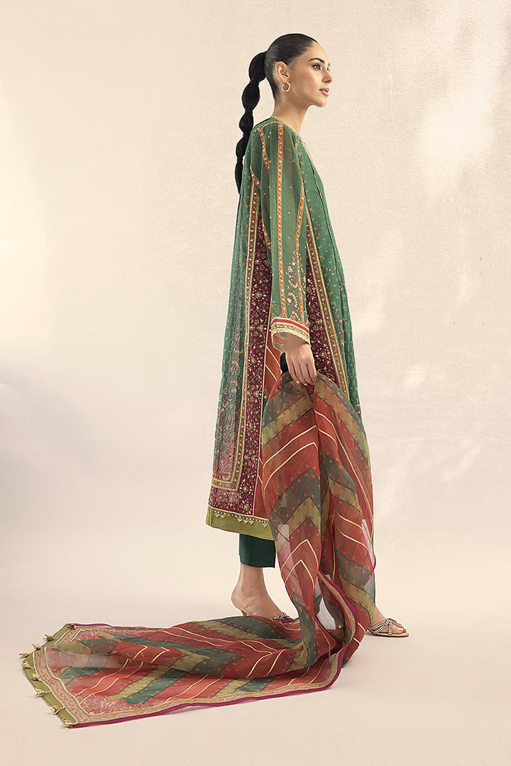 Kurta & Dupatta-Cotton Net