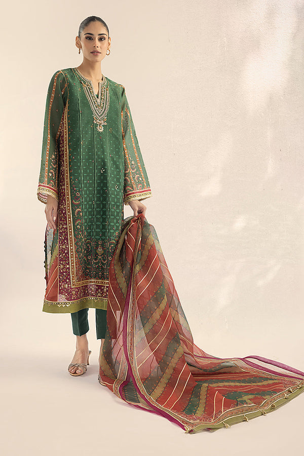 Kurta & Dupatta-Cotton Net