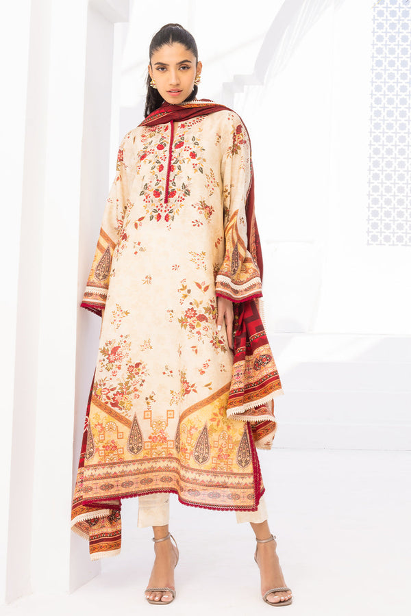 Kurta & Dupatta-Khaddi Silk