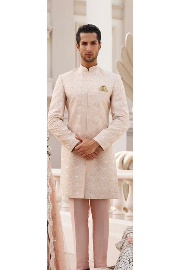 Sherwani-Raw Silk