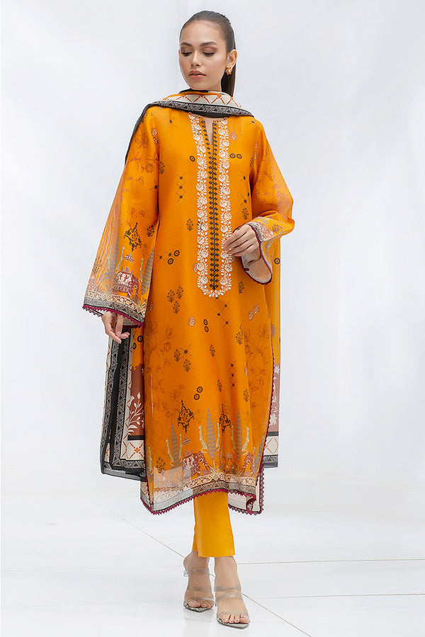 Kurta & Dupatta-Cotton Net