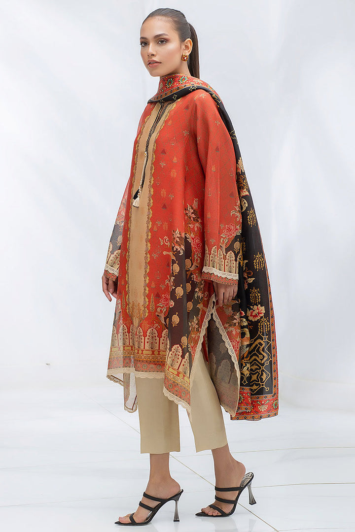 Kurta & Dupatta-Cotton Net