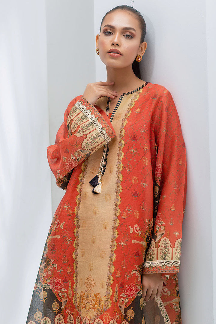 Kurta & Dupatta-Cotton Net