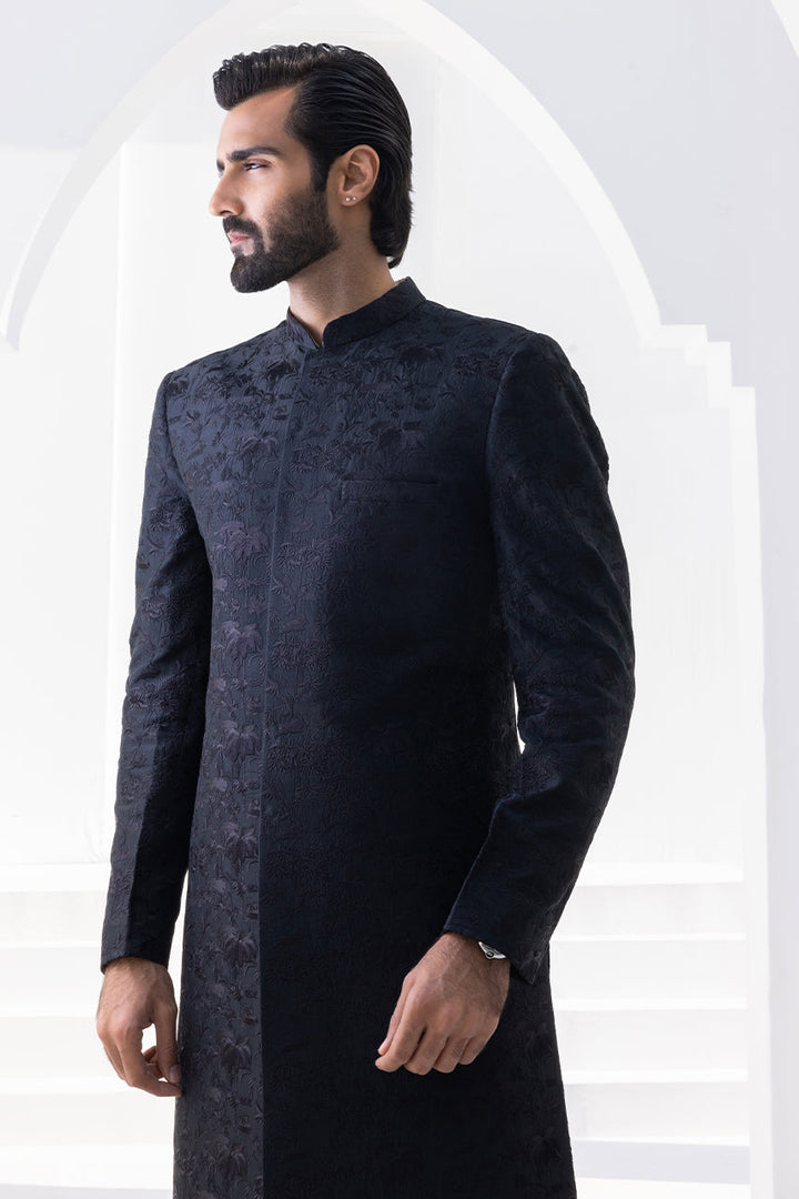 Sherwani & Trouser-Raw Silk