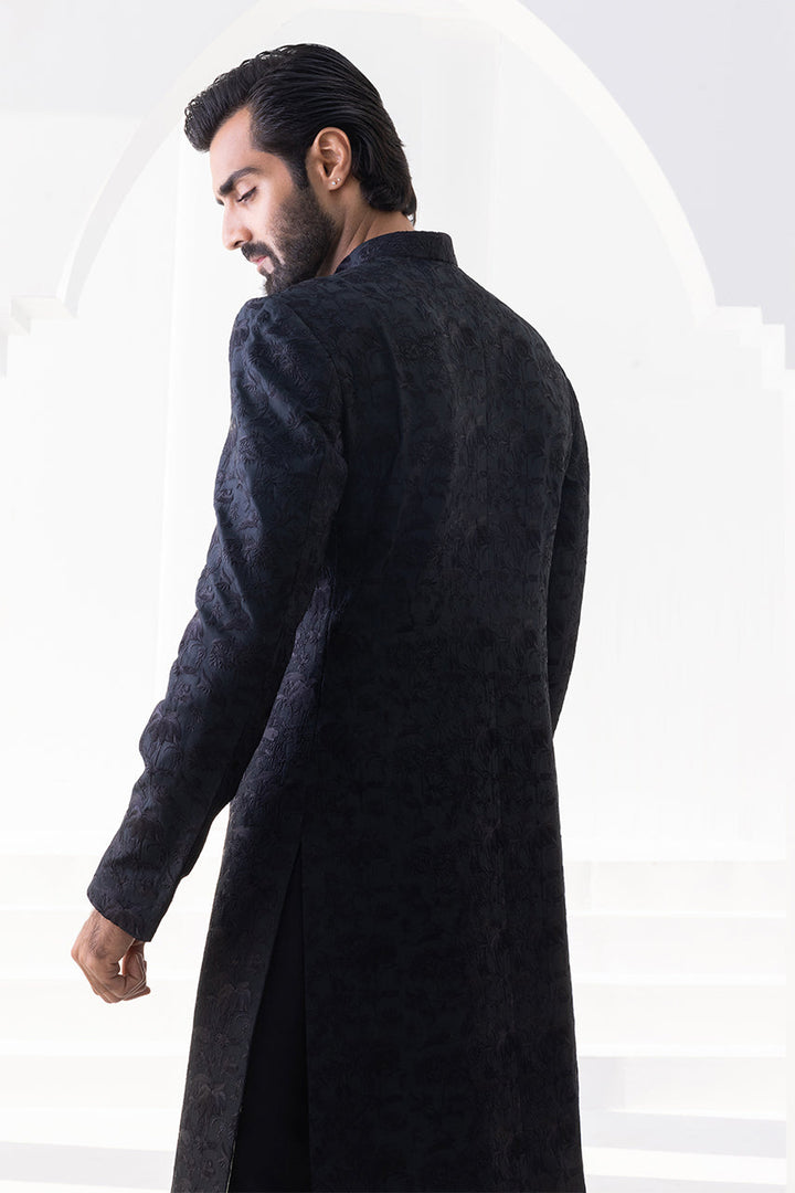 Sherwani & Trouser-Raw Silk