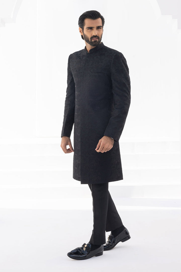 Sherwani & Trouser-Raw Silk