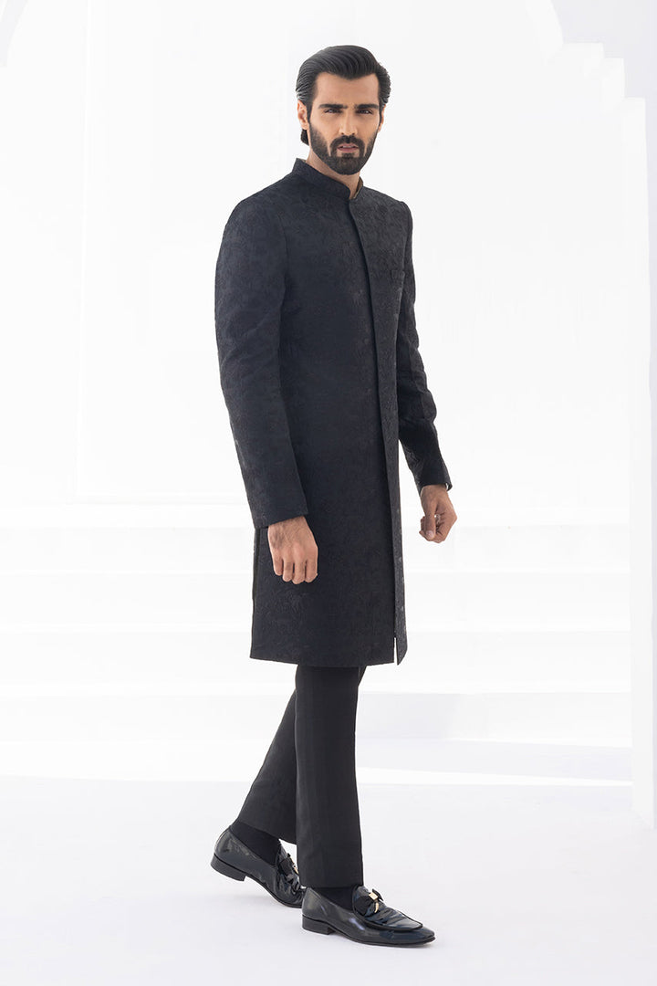 Sherwani & Trouser-Raw Silk