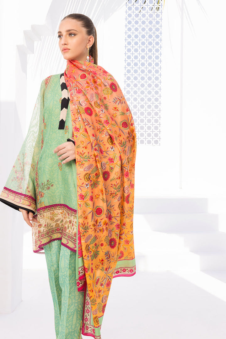 Kurta & Dupatta-Cotton Net