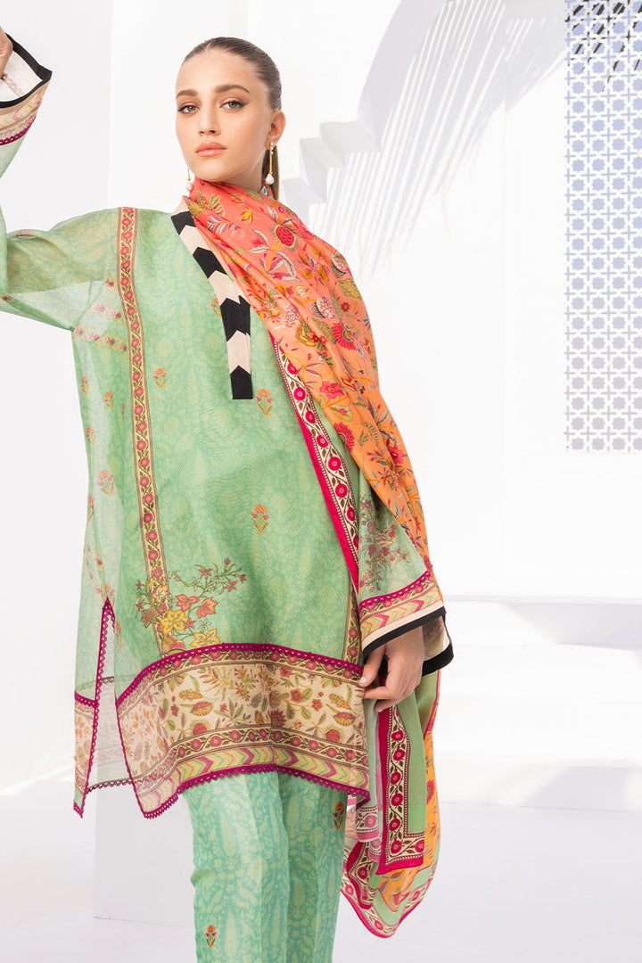 Kurta & Dupatta-Cotton Net