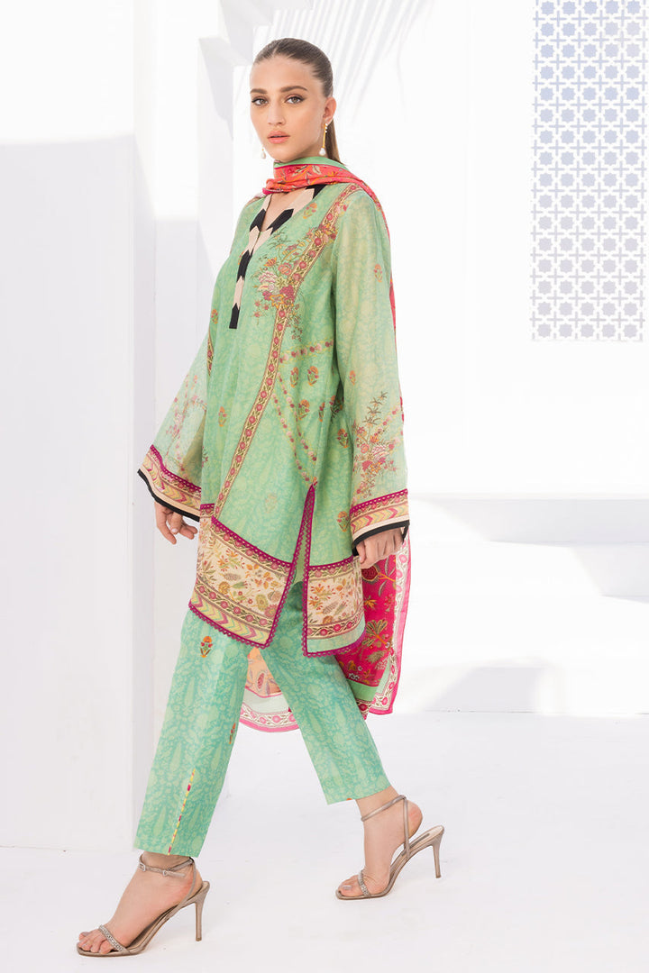 Kurta & Dupatta-Cotton Net