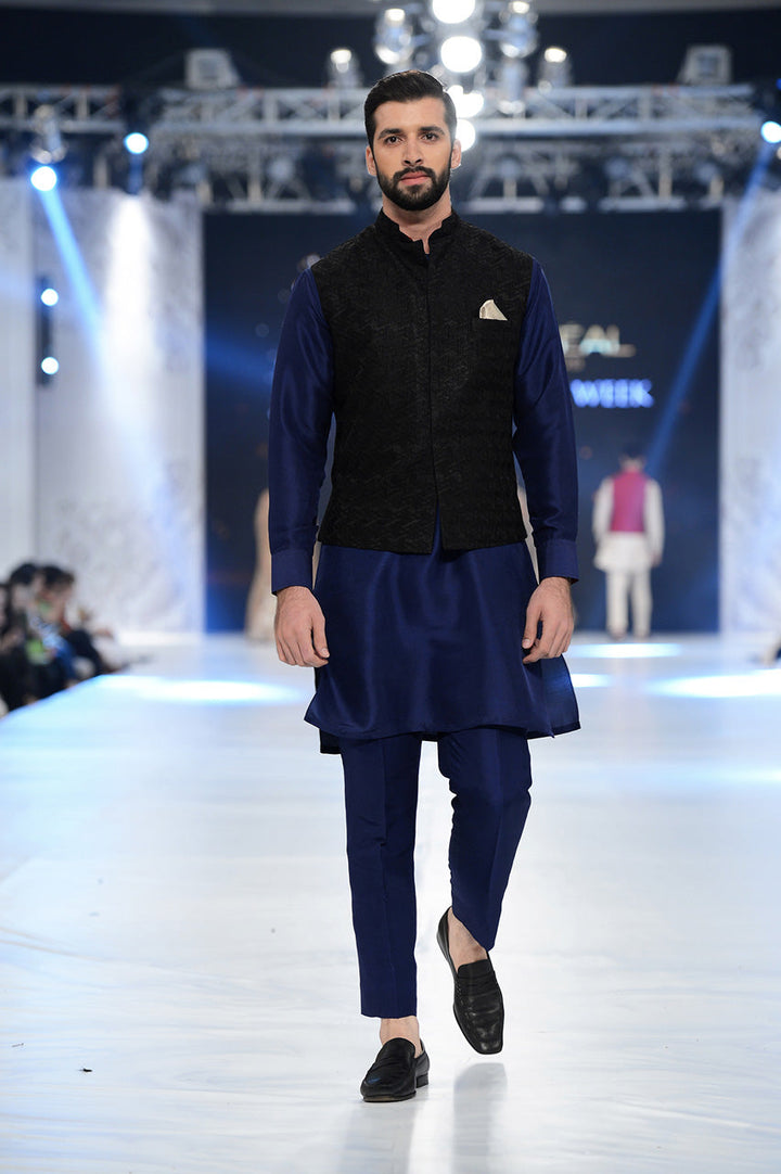 Kurta & Trousers-Raw Silk