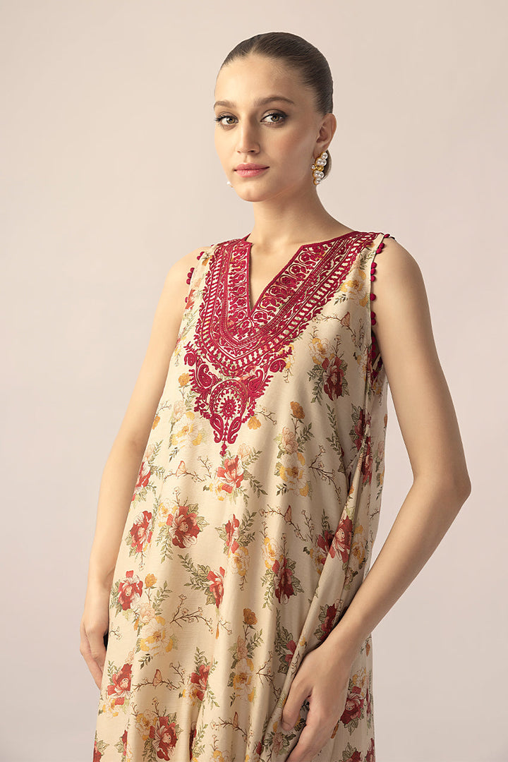 Drapped Kurta-Khaddi Silk