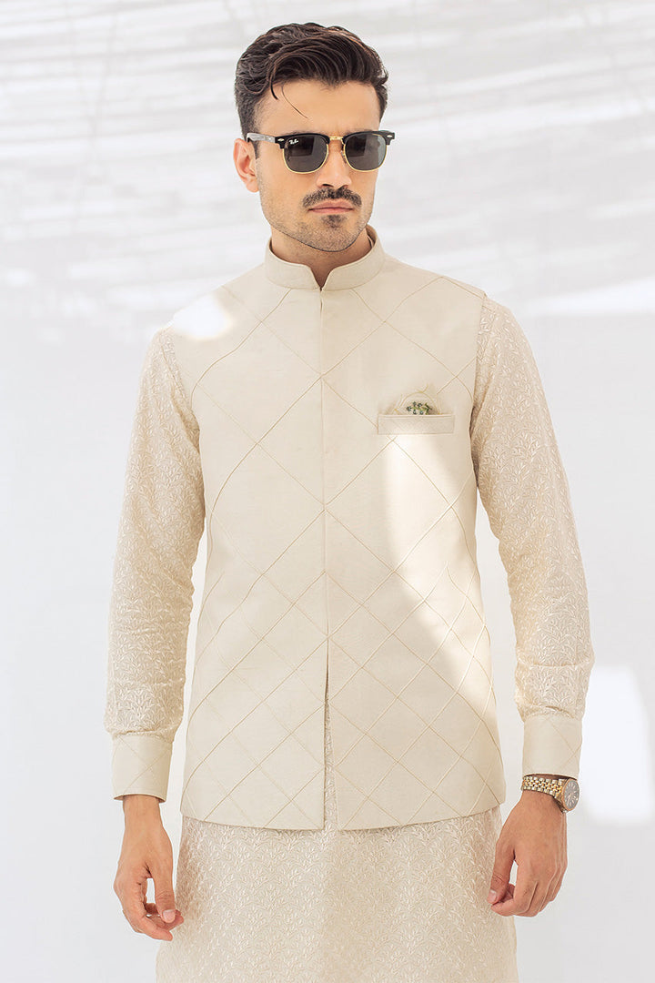 Kurta & Trousers-Raw Silk