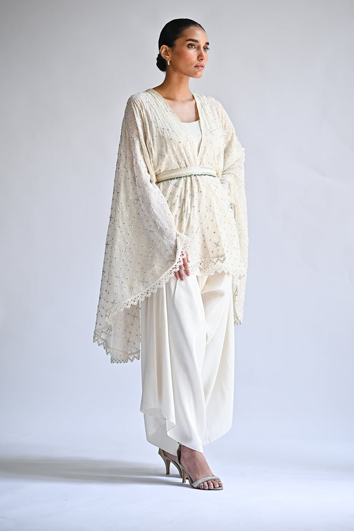 Full Set-Georgette Cape