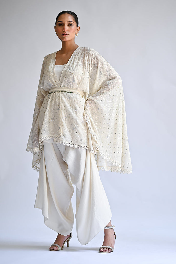 Full Set-Georgette Cape