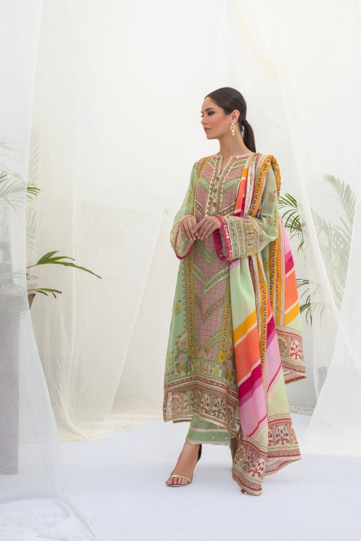 Kurta & Dupatta-Cotton Net