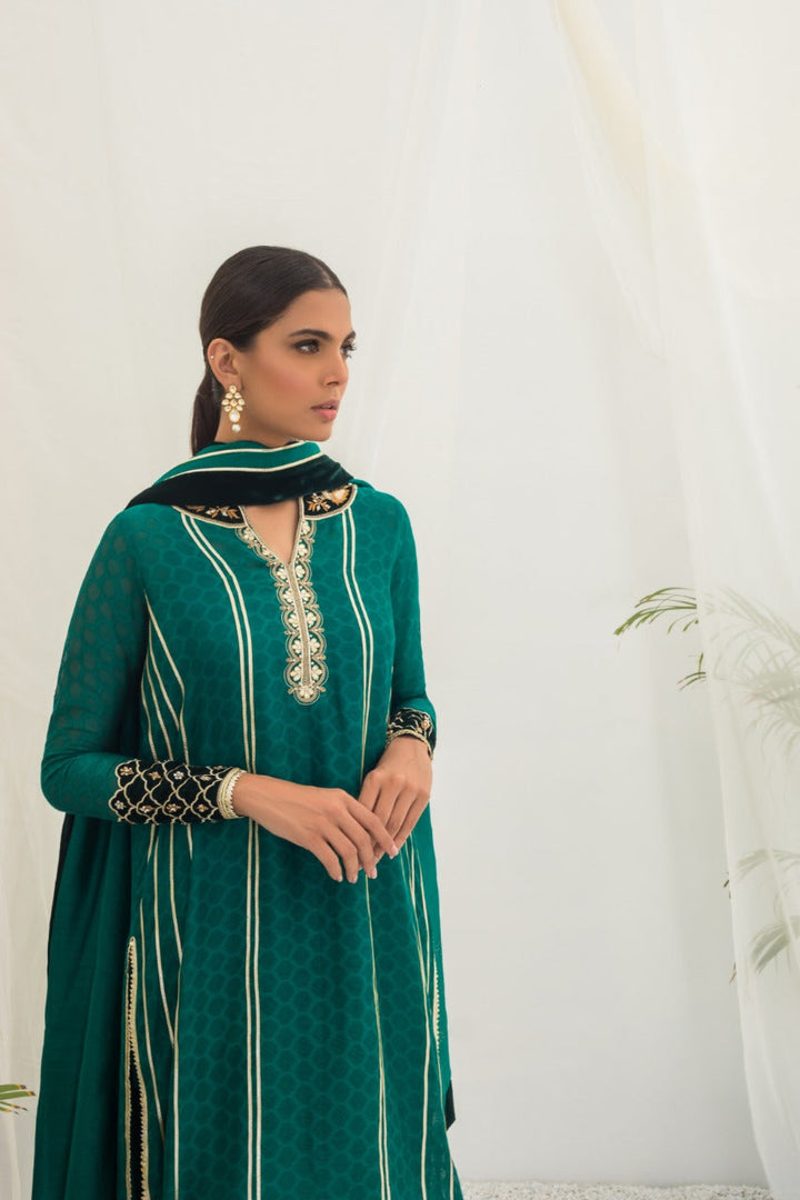 Kurta & Dupatta-Cotton Net