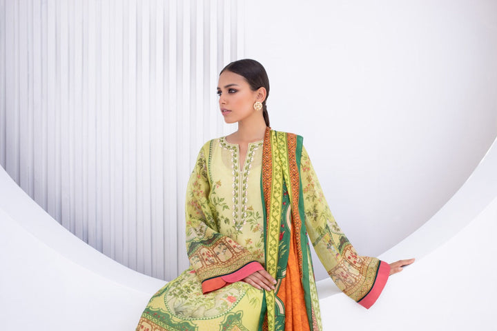 Kurta & Dupatta-Cotton Net