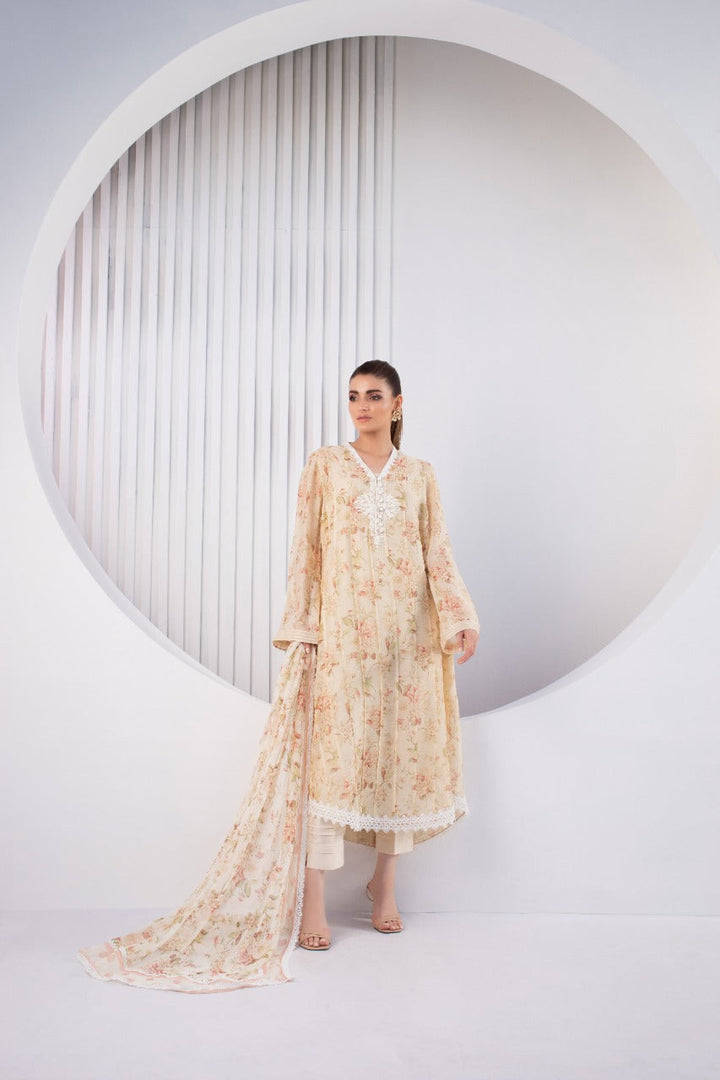 Kurta & Dupatta-Cotton Net