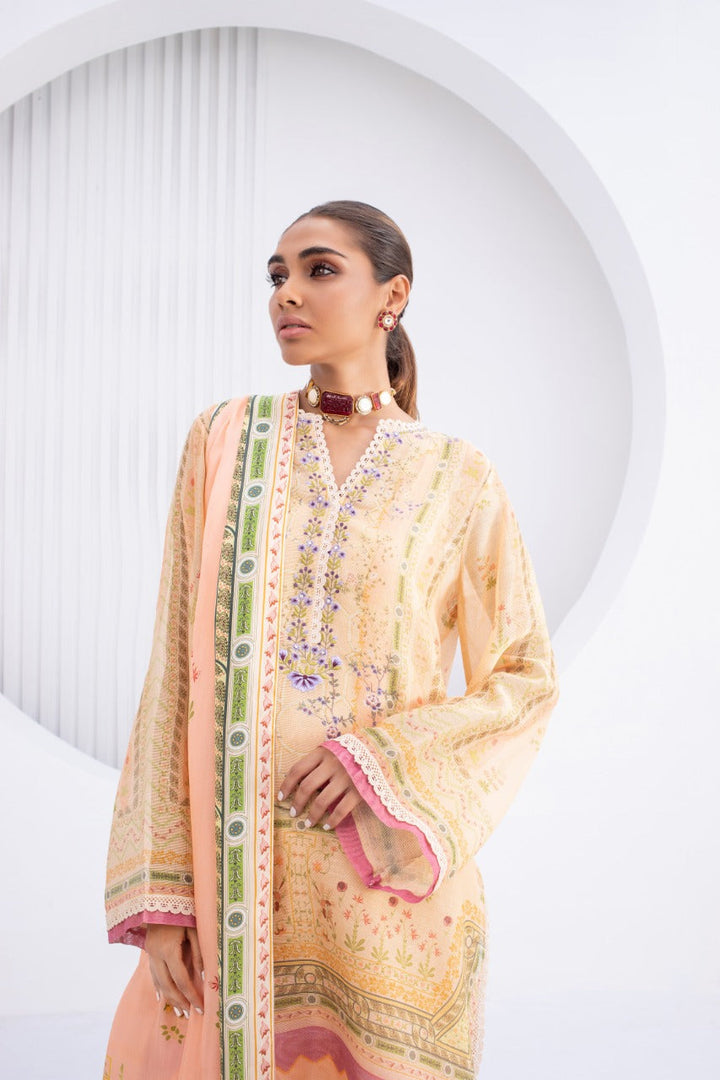 Kurta & Dupatta-Cotton Net