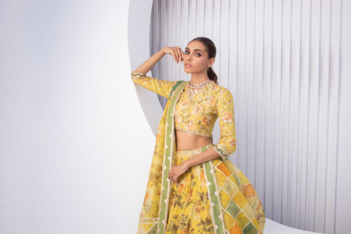 lehnga & Choli-Khaddi Silk