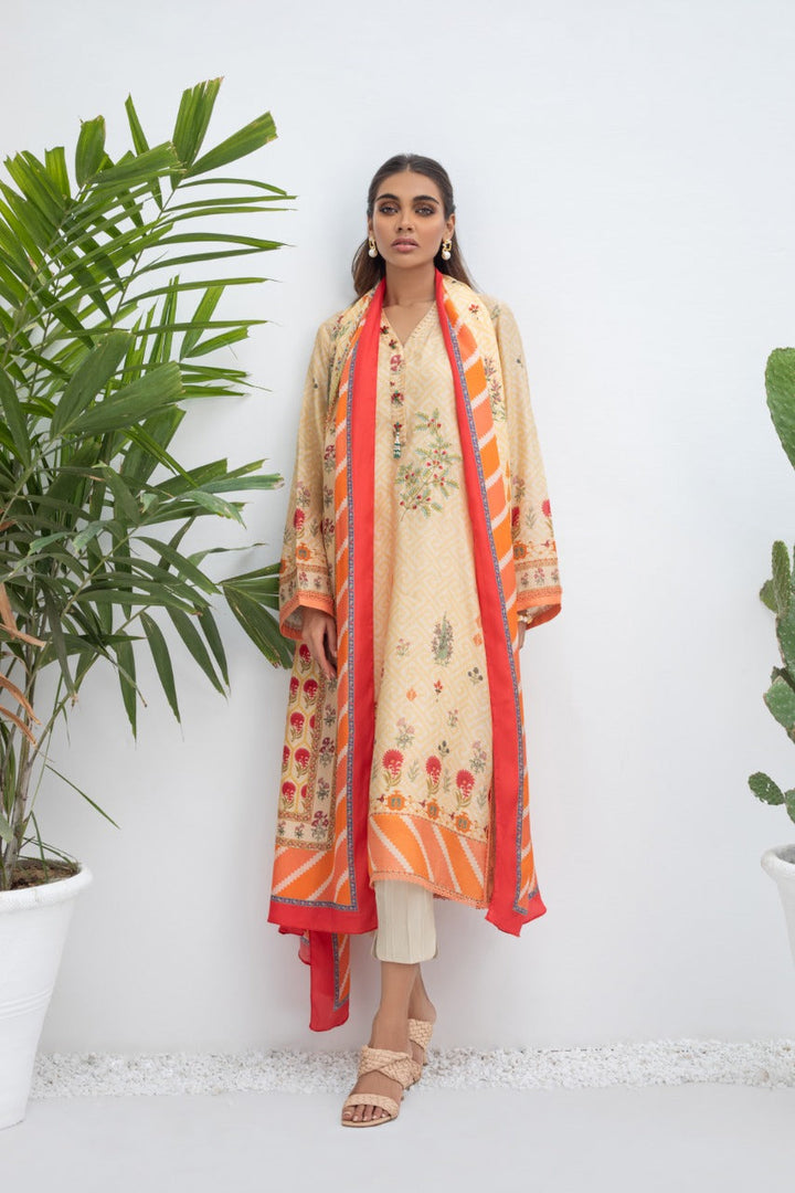 Kurta & Dupatta-Khaddi Silk