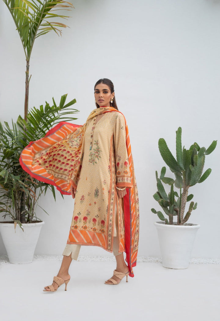 Kurta & Dupatta-Khaddi Silk