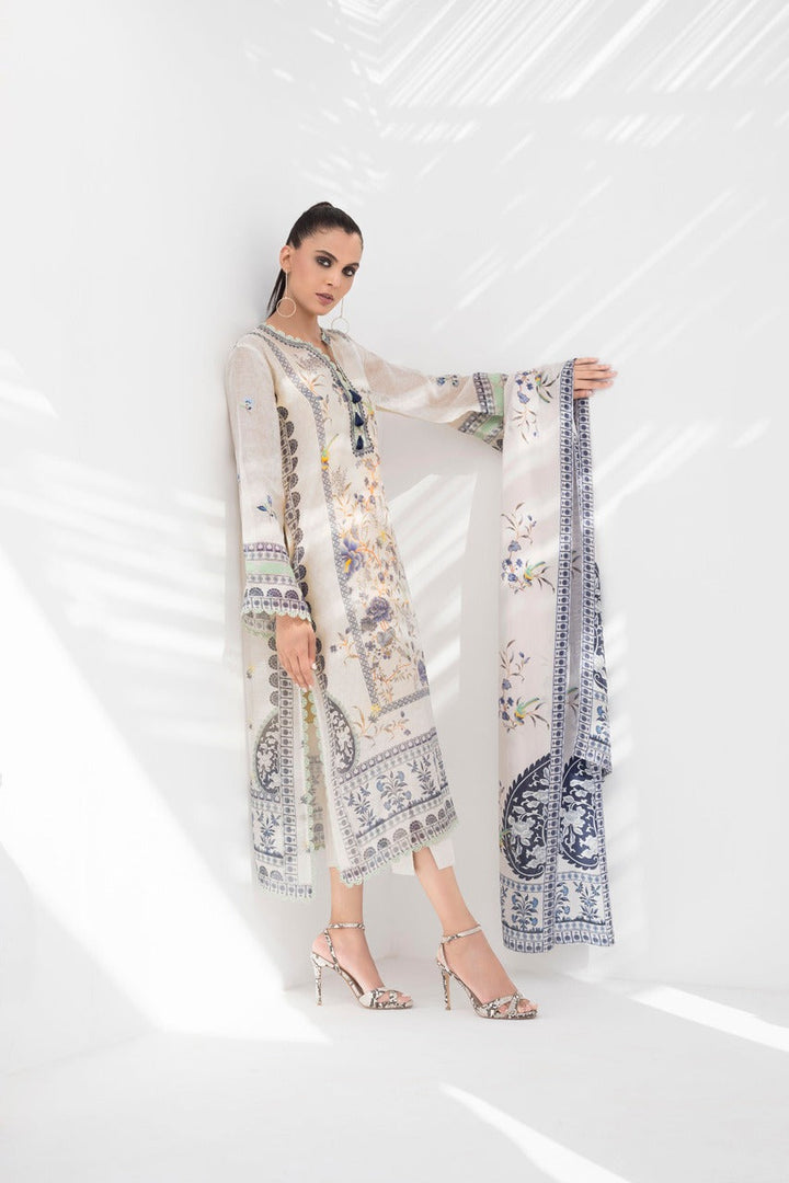 Kurta & Dupatta-Cotton Net