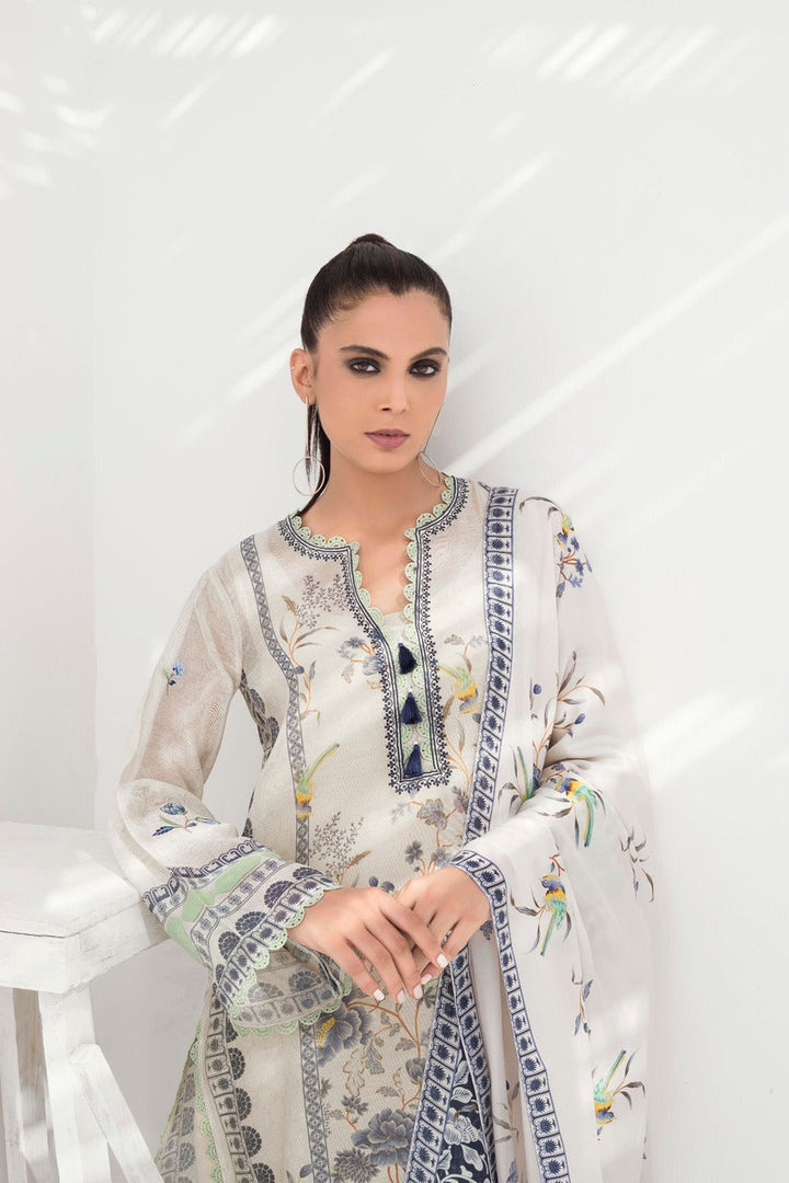 Kurta & Dupatta-Cotton Net