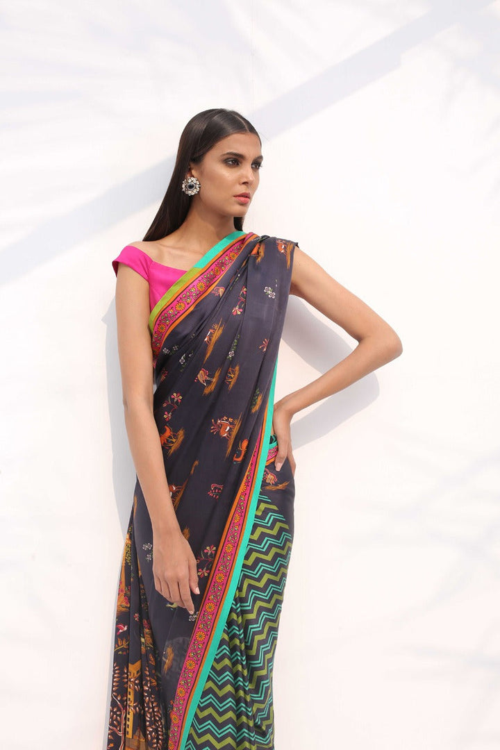 Saree-Charmeuse