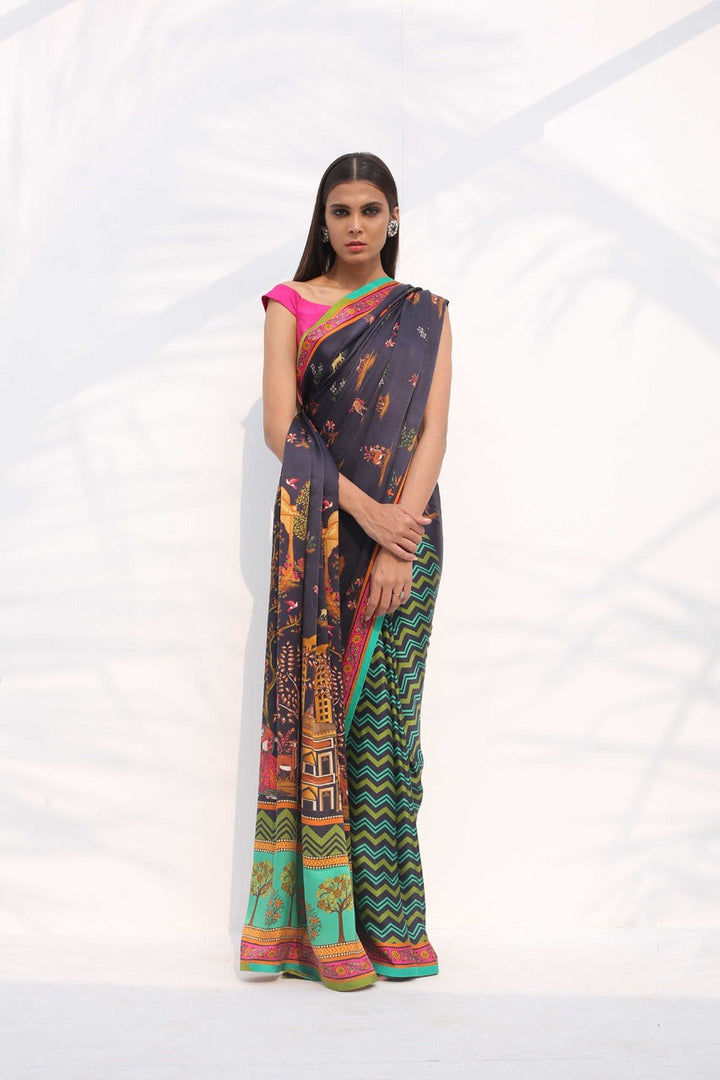 Saree-Charmeuse