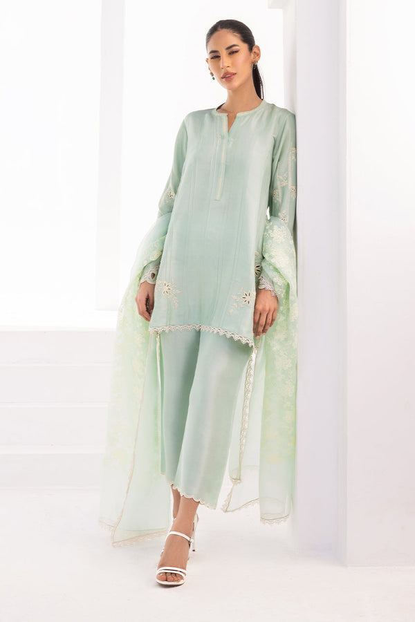 Kurta & Dupatta-Raw Silk