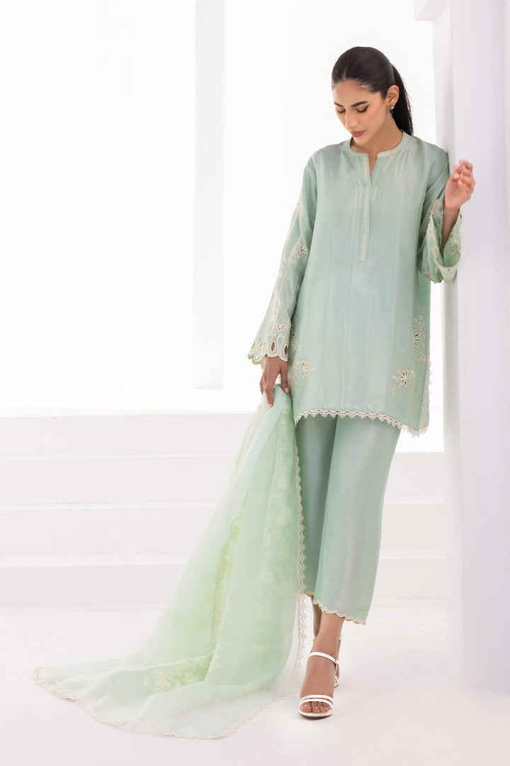 Kurta & Dupatta-Raw Silk